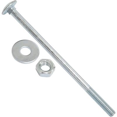 AERZETIX Ensemble de 15 boulons carrossiers M8x150mm / rondelles et écrous M8 / en acier zingué/pour fixation et assemblage - Publicité AERZETIX Ensemble de 15 boulons carrossiers M8x150mm / rondelles et écrous M8 / en acier zingué/pour fixation et assemblage - Publicité