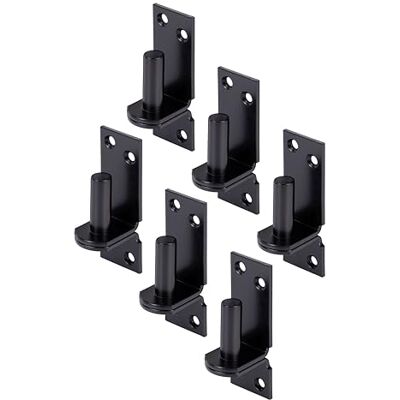 Alberts 868758 Gond sur platine dans les modèles avec crochet DI ou DII galvanisé, plastifié, en noir cote axe Ø16 mm platine 116 x 40 mm kit de 6 - Publicité Alberts 868758 Gond sur platine dans les modèles avec crochet DI ou DII galvanisé, plastifié, en noir cote axe Ø16 mm platine 116 x 40 mm kit de 6 - Publicité