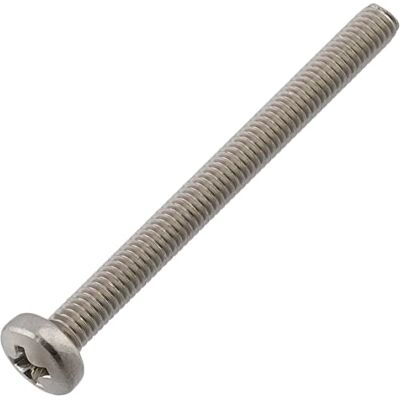 AERZETIX C59776 Lot de 10 Vis à métaux à tête cylindrique M4x45 mm à empreinte PH2 boulon d'assemblage DIN 7985 en acier inoxydable A2 couleur argent - Publicité AERZETIX C59776 Lot de 10 Vis à métaux à tête cylindrique M4x45 mm à empreinte PH2 boulon d'assemblage DIN 7985 en acier inoxydable A2 couleur argent - Publicité