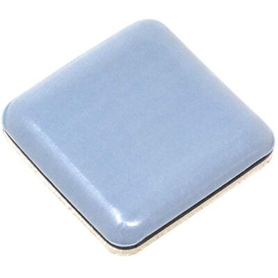 Adsamm ® / 16 x Patins en PTFE / bleu-gris / 30x30 mm / carré / Glisseurs autocollants PTFE / patins glisseurs auto-adhésif qualité premium - Publicité Adsamm ® / 16 x Patins en PTFE / bleu-gris / 30x30 mm / carré / Glisseurs autocollants PTFE / patins glisseurs auto-adhésif qualité premium - Publicité