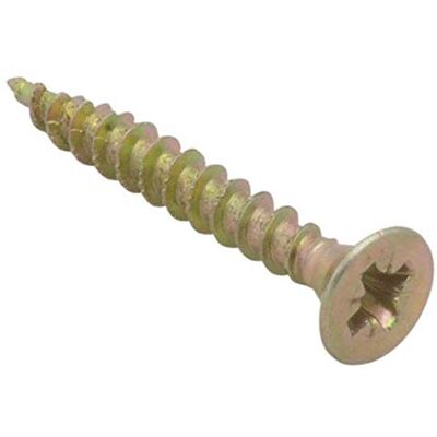 Vis à bois jaune PZ 4,5x30mm - Vis à bois - Publicité Vis à bois jaune PZ 4,5x30mm - Vis à bois - Publicité