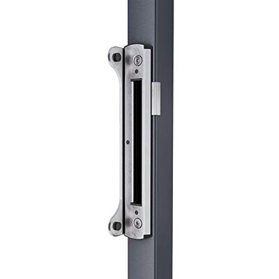 Locinox SFKM-ALUMQF Gâche avec butée pour serrure à cadre tubulaire Fiftylock/Fortylock, acier inoxydable, argent - Publicité Locinox SFKM-ALUMQF Gâche avec butée pour serrure à cadre tubulaire Fiftylock/Fortylock, acier inoxydable, argent - Publicité