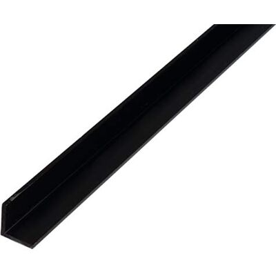 Alberts 471385 Cornière Plastique, noir 1000 x 20 x 20 mm - Publicité Alberts 471385 Cornière Plastique, noir 1000 x 20 x 20 mm - Publicité