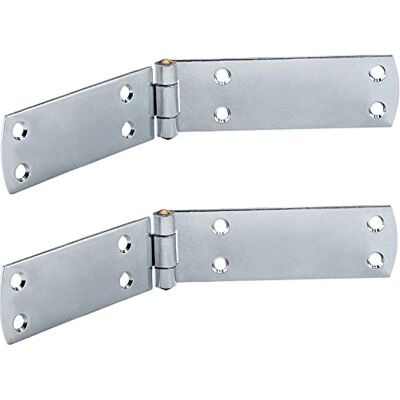 Gedotec Paumelles pour caisses françaises paumelles de porte lourdes 2 pièces Paumelles de magasin en acier 160 x 35 mm Paumelle de porte zinguée bleue Charnière épaisseur 2 mm - Publicité Gedotec Paumelles pour caisses françaises paumelles de porte lourdes 2 pièces Paumelles de magasin en acier 160 x 35 mm Paumelle de porte zinguée bleue Charnière épaisseur 2 mm - Publicité