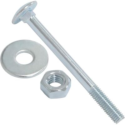 AERZETIX Ensemble de 25 boulons carrossiers M6x70mm / rondelles et écrous M6 / en acier zingué/pour fixation et assemblage - Publicité AERZETIX Ensemble de 25 boulons carrossiers M6x70mm / rondelles et écrous M6 / en acier zingué/pour fixation et assemblage - Publicité
