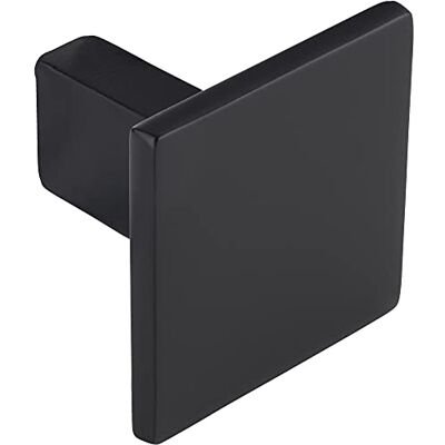 Gedotec Bouton de meuble design noir Bouton d'armoire antique Rock Pour porte métallique carré Bouton de tiroir Ø 30 mm Pour armoires à vêtements & cuisine - Publicité Gedotec Bouton de meuble design noir Bouton d'armoire antique Rock Pour porte métallique carré Bouton de tiroir Ø 30 mm Pour armoires à vêtements & cuisine - Publicité