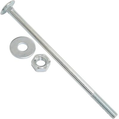 AERZETIX Ensemble de 15 boulons carrossiers M8x160mm / rondelles et écrous M8 / en acier zingué/pour fixation et assemblage - Publicité AERZETIX Ensemble de 15 boulons carrossiers M8x160mm / rondelles et écrous M8 / en acier zingué/pour fixation et assemblage - Publicité