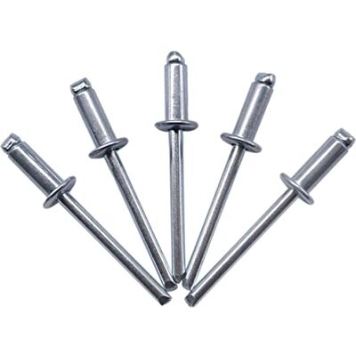 Marcopol Lot de 100 rivets aveugles 5,0 x 14 mm, tête bombée ouverte, rivets pop DIN 7337, rivets en acier et mandrin en acier (100, 5,0 x 14 mm) - Publicité Marcopol Lot de 100 rivets aveugles 5,0 x 14 mm, tête bombée ouverte, rivets pop DIN 7337, rivets en acier et mandrin en acier (100, 5,0 x 14 mm) - Publicité