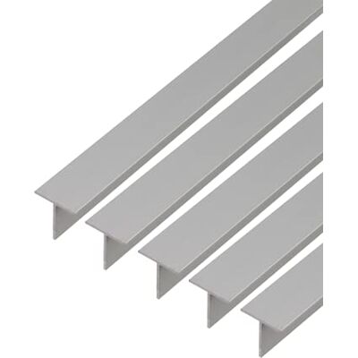 Alberts GAH- 497804 472108 Lot de 5 profilés en T en aluminium 1000 x 20 x 20 mm - Publicité Alberts GAH- 497804 472108 Lot de 5 profilés en T en aluminium 1000 x 20 x 20 mm - Publicité