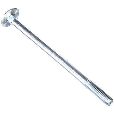 Merriway Bulk Hardware bh04827 Carriage Boulon et écrou ZP M6 x 100 mm – Argent (Lot de 25) - Publicité Merriway Bulk Hardware bh04827 Carriage Boulon et écrou ZP M6 x 100 mm – Argent (Lot de 25) - Publicité