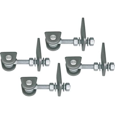 Alberts 852368 Torband pour ouverture à 180° version courte vis et écrous galvanisés à chaud, boulons et goupille en acier inoxydable filetage M20 kit de 4 - Publicité Alberts 852368 Torband pour ouverture à 180° version courte vis et écrous galvanisés à chaud, boulons et goupille en acier inoxydable filetage M20 kit de 4 - Publicité