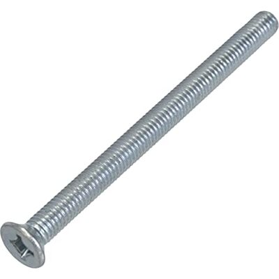 AERZETIX C58391 Lot de 20 Vis à tête fraisées M6x80 mm à empreinte PH à filetage métrique standard pour boulon d'assemblage DIN 965 en acier zingué couleur argent - Publicité AERZETIX C58391 Lot de 20 Vis à tête fraisées M6x80 mm à empreinte PH à filetage métrique standard pour boulon d'assemblage DIN 965 en acier zingué couleur argent - Publicité