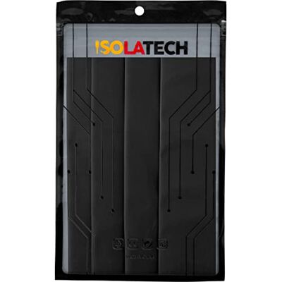 ISOLATECH Gaine thermorétractable 3:1 kit avec adhésif noir Ø20mm 0,8 mètre en 4pcs x 20cmrésistant aux UV non marqué étanche à l'eau polyvalent de qualité industrielle - Publicité ISOLATECH Gaine thermorétractable 3:1 kit avec adhésif noir Ø20mm 0,8 mètre en 4pcs x 20cmrésistant aux UV non marqué étanche à l'eau polyvalent de qualité industrielle - Publicité