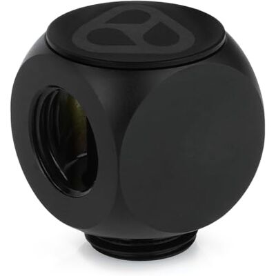 Thermal Grizzly DeltaMate Raccord Fitting T Noir G1/4 - Publicité Thermal Grizzly DeltaMate Raccord Fitting T Noir G1/4 - Publicité