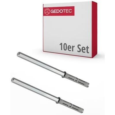 Gedotec Lot de 10 supports de fond d'étagère invisibles TITAN MINI Supports de fixation murale pour étagère, capacité de 12 kg par paire Supports en acier pour montage mural Supports d'étagère - Publicité Gedotec Lot de 10 supports de fond d'étagère invisibles TITAN MINI Supports de fixation murale pour étagère, capacité de 12 kg par paire Supports en acier pour montage mural Supports d'étagère - Publicité