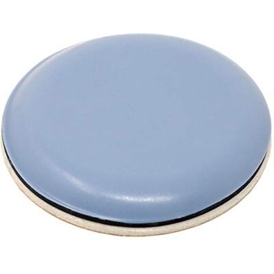Adsamm ® / 4 x Patins en PTFE / bleu-gris / Ø 40 mm / rond / Glisseurs autocollants PTFE / patins glisseurs auto-adhésif qualité premium - Publicité Adsamm ® / 4 x Patins en PTFE / bleu-gris / Ø 40 mm / rond / Glisseurs autocollants PTFE / patins glisseurs auto-adhésif qualité premium - Publicité