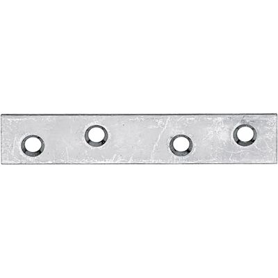 Alberts 848712 Platine d'assemblage étroite galvanisé Sendzimir 80 x 15 mm kit de 40 - Publicité Alberts 848712 Platine d'assemblage étroite galvanisé Sendzimir 80 x 15 mm kit de 40 - Publicité