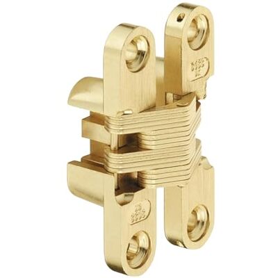 Gedotec Charniere Porte Meuble Laiton Soss Pour Porte d'Armoire, Placard, Bureau, Coffre, Fenêtre Meuble en Bois de 13 à 16 mm Ouverture 180º 9.5 x 42.9 mm Finition Zinc 1 Pièce - Publicité Gedotec Charniere Porte Meuble Laiton Soss Pour Porte d'Armoire, Placard, Bureau, Coffre, Fenêtre Meuble en Bois de 13 à 16 mm Ouverture 180º 9.5 x 42.9 mm Finition Zinc 1 Pièce - Publicité