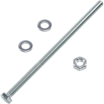 AERZETIX Kit ensemble de 10 boulons M6x120mm à tête hexagonale + 20 rondelles M6x12 mm + 10 écrous hexagonaux M6 pour bricolage et fixation légère en acier - Publicité AERZETIX Kit ensemble de 10 boulons M6x120mm à tête hexagonale + 20 rondelles M6x12 mm + 10 écrous hexagonaux M6 pour bricolage et fixation légère en acier - Publicité