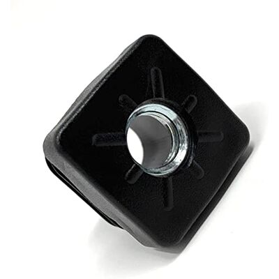 Design61 Lot de 4 bouchons filetés carrés 20 x 20 mm 1-2 mm avec filetage intérieur M8 - Publicité Design61 Lot de 4 bouchons filetés carrés 20 x 20 mm 1-2 mm avec filetage intérieur M8 - Publicité