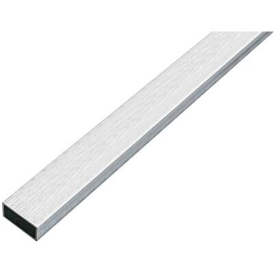 Alberts 488840 Tube rectangulaire aluminium, aspect acier inoxydable, clair 1000 x 20 x 10 mm - Publicité Alberts 488840 Tube rectangulaire aluminium, aspect acier inoxydable, clair 1000 x 20 x 10 mm - Publicité