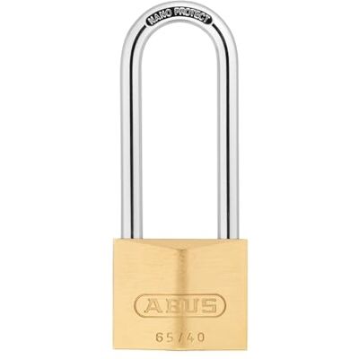 ABUS 05320 Cadenas en laiton à anse longue de 63 mm avec passe partiel 404 - Publicité ABUS 05320 Cadenas en laiton à anse longue de 63 mm avec passe partiel 404 - Publicité