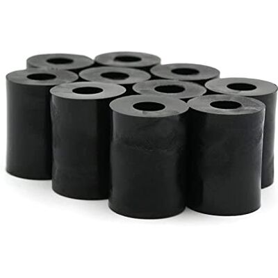 Design61 Lot de 10 entretoises rondes, L 25 mm x Ø 15/6 mm M6, ronds, polyéthylène haute densité - Publicité Design61 Lot de 10 entretoises rondes, L 25 mm x Ø 15/6 mm M6, ronds, polyéthylène haute densité - Publicité