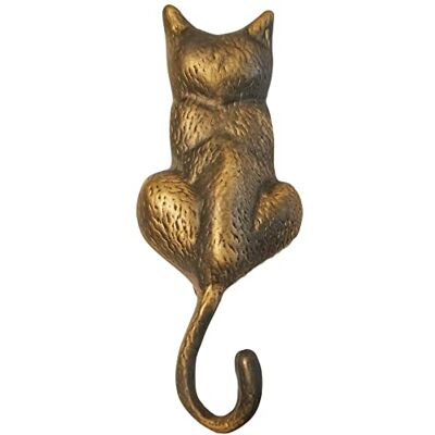 Anatolica Heurtoir de porte en laiton massif pour chat 15,5 cm (bronze antique) - Publicité Anatolica Heurtoir de porte en laiton massif pour chat 15,5 cm (bronze antique) - Publicité