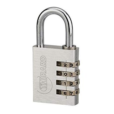 THIRARD - Maxium Code - 40mm - gris - Cadenas - Publicité THIRARD - Maxium Code - 40mm - gris - Cadenas - Publicité