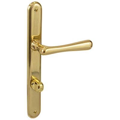 Gedotec Poignée de porte en laiton vieilli Style vintage Élégante En laiton poli Pour WC et salle de bain Avec vis - Publicité Gedotec Poignée de porte en laiton vieilli Style vintage Élégante En laiton poli Pour WC et salle de bain Avec vis - Publicité