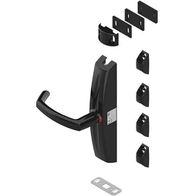 LA CROISEE DS - Modèle DS7211-013 - Serrure de porte de sortie d'urgence - Noir - Publicité LA CROISEE DS - Modèle DS7211-013 - Serrure de porte de sortie d'urgence - Noir - Publicité