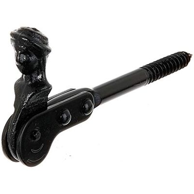Alberts 307103 Arrêt de volet tête bergère à visser ou à sceller laquée noire 126,5 mm - Publicité Alberts 307103 Arrêt de volet tête bergère à visser ou à sceller laquée noire 126,5 mm - Publicité