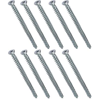 AERZETIX C48386 Lot de 10 Vis d'ancrage direct pour béton Ø7.5x112mm tête fraisée conique à empreint étoile T30 fixation directe sans cheville - Publicité AERZETIX C48386 Lot de 10 Vis d'ancrage direct pour béton Ø7.5x112mm tête fraisée conique à empreint étoile T30 fixation directe sans cheville - Publicité