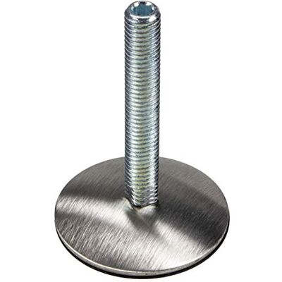 Gedotec Vis de réglage avec L'acier inoxydable Repose-pied Ø 50 mm Filetage M10 rotatif Longueur 60 mm vis de réglage Pieds ajustables Pied réglable Vis de réglage Moebelfusse Pied de table - Publicité Gedotec Vis de réglage avec L'acier inoxydable Repose-pied Ø 50 mm Filetage M10 rotatif Longueur 60 mm vis de réglage Pieds ajustables Pied réglable Vis de réglage Moebelfusse Pied de table - Publicité