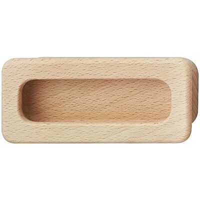 Gedotec Poignée en coquillage en bois Poignée de porte coulissante à coller Hêtre non traité rectangulaire 110 x 50 mm Portes pliantes pour porte coulissante poignées de meubles 1 Pièce - Publicité Gedotec Poignée en coquillage en bois Poignée de porte coulissante à coller Hêtre non traité rectangulaire 110 x 50 mm Portes pliantes pour porte coulissante poignées de meubles 1 Pièce - Publicité