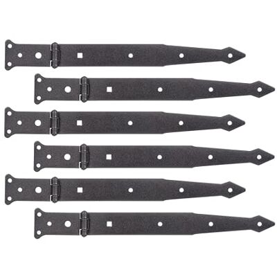 Alberts 822743 DURAVIS® Penture charnière en noir diamant, à couche duplex taille 302/77 x 48 mm kit de 6 - Publicité Alberts 822743 DURAVIS® Penture charnière en noir diamant, à couche duplex taille 302/77 x 48 mm kit de 6 - Publicité