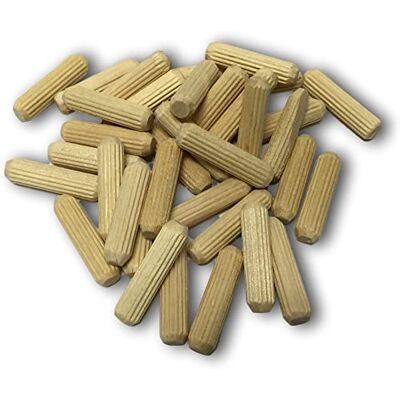 Merriway Bulk Hardware Bh04856 en bois cannelé Cheville broches, M8 x 30 mm, lot de 100 pièces - Publicité Merriway Bulk Hardware Bh04856 en bois cannelé Cheville broches, M8 x 30 mm, lot de 100 pièces - Publicité