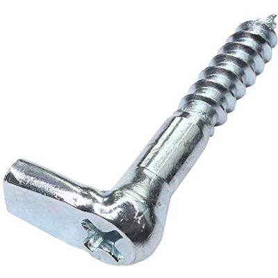 AERZETIX Lot de 20 Gonds à Visser en Acier Zingué à Empreinte Cruciforme Ø5.2x40mm Crochet en Forme de L Vis à Bois Fileté Piton Équerre d'Accrochage - Publicité AERZETIX Lot de 20 Gonds à Visser en Acier Zingué à Empreinte Cruciforme Ø5.2x40mm Crochet en Forme de L Vis à Bois Fileté Piton Équerre d'Accrochage - Publicité