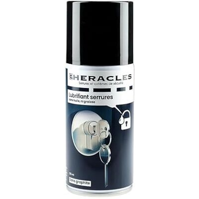 HERACLES Lubrifiant pour serrures 210/125ml – 0-LUBRA - Publicité HERACLES Lubrifiant pour serrures 210/125ml – 0-LUBRA - Publicité