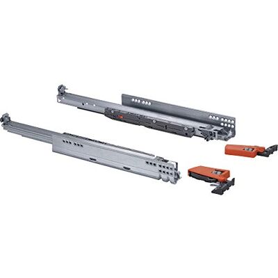 Gedotec Glissières pour tiroirs à extension totale 750 Avec amortisseur Embrayages inclus Extension pour charges lourdes Capacité de charge robuste 450 mm Glissières Glissières à - Publicité Gedotec Glissières pour tiroirs à extension totale 750 Avec amortisseur Embrayages inclus Extension pour charges lourdes Capacité de charge robuste 450 mm Glissières Glissières à - Publicité