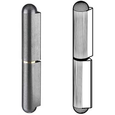 Gedotec Lot de 2 rubans de soudure en acier pour portes métalliques Hauteur 80 mm Capacité de charge 130 kg - Publicité Gedotec Lot de 2 rubans de soudure en acier pour portes métalliques Hauteur 80 mm Capacité de charge 130 kg - Publicité