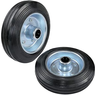 AERZETIX C58898 Lot de 2 Roues roulettes de chariot Ø150 mm avec roulement à aiguilles capacité de charge 110 kg couleur de roue: noir en caoutchouc jante en acier - Publicité AERZETIX C58898 Lot de 2 Roues roulettes de chariot Ø150 mm avec roulement à aiguilles capacité de charge 110 kg couleur de roue: noir en caoutchouc jante en acier - Publicité