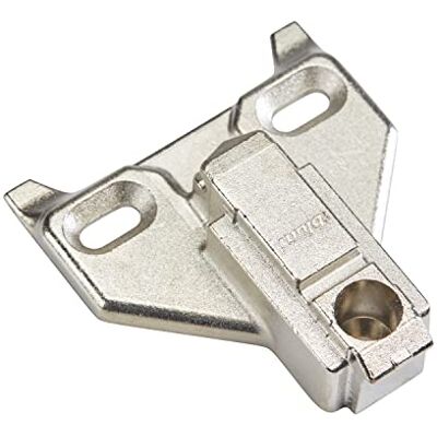 Blum Inc. 175L6660.22 Plaque de fixation pour cadre plaqué nickel 6 mm - Publicité Blum Inc. 175L6660.22 Plaque de fixation pour cadre plaqué nickel 6 mm - Publicité
