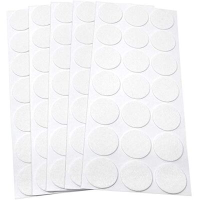 Adsamm ® / 105 x patins en feutre / blancs / Ø 30 mm / rond / 1,5 mm d' épaisseur / patins glisseurs auto-adhésifs de qualité optimale de ® - Publicité Adsamm ® / 105 x patins en feutre / blancs / Ø 30 mm / rond / 1,5 mm d' épaisseur / patins glisseurs auto-adhésifs de qualité optimale de ® - Publicité