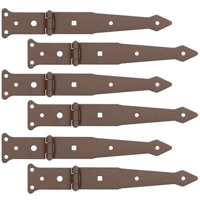 Alberts 822101 DURAVIS® Penture charnière couleur rouille, à couche duplex taille 202/77 x 48 mm kit de 6 - Publicité Alberts 822101 DURAVIS® Penture charnière couleur rouille, à couche duplex taille 202/77 x 48 mm kit de 6 - Publicité