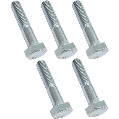 AERZETIX Lot de 5 Boulons M10x50 à Filetage Partiel à Tête Hexagonale Ø10x50mm DIN 931 en Acier Zingué Couleur Argent Bricolage Quincaillerie - Publicité AERZETIX Lot de 5 Boulons M10x50 à Filetage Partiel à Tête Hexagonale Ø10x50mm DIN 931 en Acier Zingué Couleur Argent Bricolage Quincaillerie - Publicité