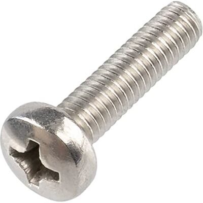 AERZETIX C59770 Lot de 20 Vis à métaux à tête cylindrique M4x16 mm à empreinte PH2 boulon d'assemblage DIN 7985 en acier inoxydable A2 couleur argent - Publicité AERZETIX C59770 Lot de 20 Vis à métaux à tête cylindrique M4x16 mm à empreinte PH2 boulon d'assemblage DIN 7985 en acier inoxydable A2 couleur argent - Publicité
