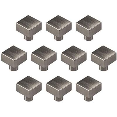 Gedotec Poignée de meuble Chef cuisine Bouton Inox carré Modèle Sonja pour Tiroirs & Armoires 25 25 mm Matériau complet massif inoxydable Qualité marque leur Surface habitable 10 Stück - Publicité Gedotec Poignée de meuble Chef cuisine Bouton Inox carré Modèle Sonja pour Tiroirs & Armoires 25 25 mm Matériau complet massif inoxydable Qualité marque leur Surface habitable 10 Stück - Publicité