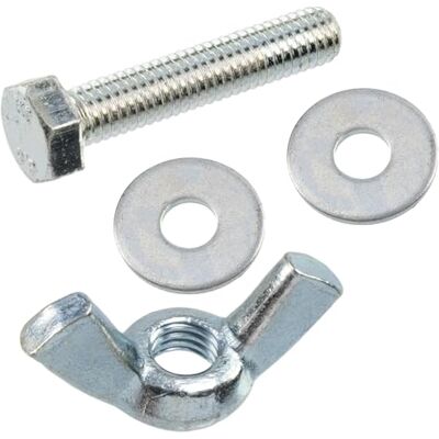 AERZETIX Kit ensemble de 25 écrous papillons à oreilles M5 + 50 rondelles plates larges pour vis M5 + 25 boulons M5x25 mm à tête hexagonale en acier - Publicité AERZETIX Kit ensemble de 25 écrous papillons à oreilles M5 + 50 rondelles plates larges pour vis M5 + 25 boulons M5x25 mm à tête hexagonale en acier - Publicité