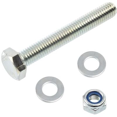 AERZETIX Kit de 10 boulons M10x70 mm à tête hexagonale + 20 rondelles + 10 écrous autobloquants hexagonaux M10 pour assemblage bricolage et fixation légère en acier - Publicité AERZETIX Kit de 10 boulons M10x70 mm à tête hexagonale + 20 rondelles + 10 écrous autobloquants hexagonaux M10 pour assemblage bricolage et fixation légère en acier - Publicité
